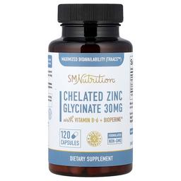 Smnutrition Chelated Zinc Glycinate 120 Capsules