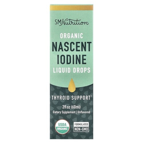 Smnutrition Organic Nascent Iodine Liquid Drops Unflavored 2 Fl Oz 60 Ml product image
