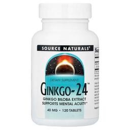Source Naturals Ginkgo 24 40 Mg 120 Tablets