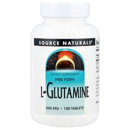 Source Naturals L Glutamine 500 Mg 100 Tablets