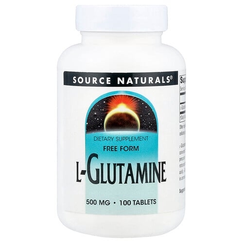 Source Naturals L Glutamine 500 Mg 100 Tablets product image