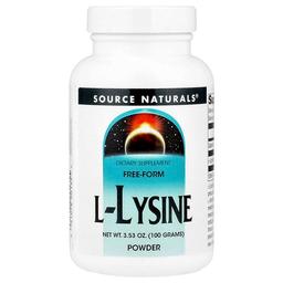 Source Naturals L Lysine Powder 3 53 Oz 100 G