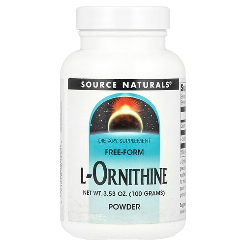Source Naturals L Ornithine Powder 3 53 Oz 100 G product image