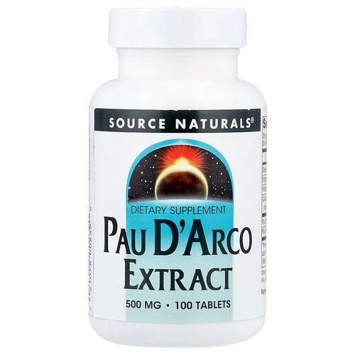 Source Naturals Pau D Arco Extract 100 Tablets product image