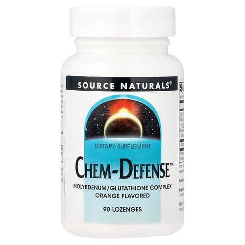 소스 네츄럴 Source Naturals, Chem-Defense™, 오렌지, 사탕 정제 90정 product image