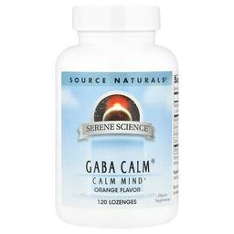 Source Naturals Serene Science Gaba Calm Orange 120 Lozenges