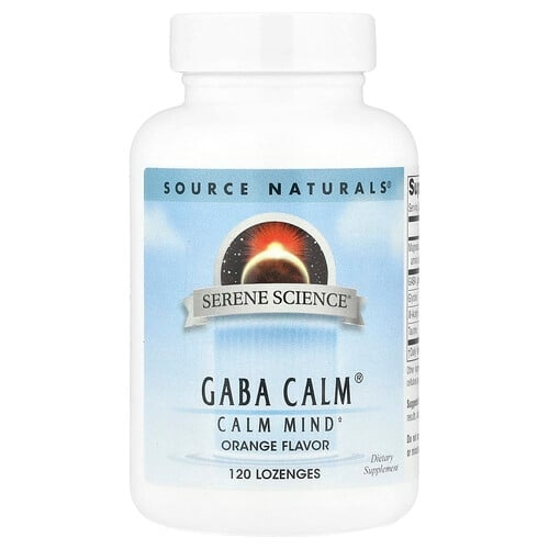 Source Naturals Serene Science Gaba Calm Orange 120 Lozenges product image