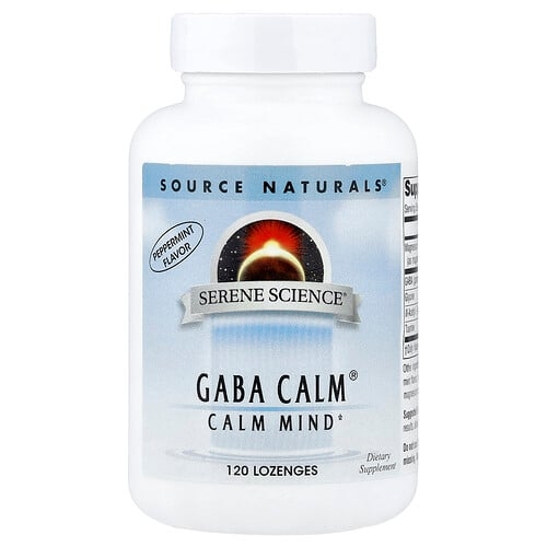 Source Naturals Serene Science Gaba Calm Peppermint 120 Lozenges product image