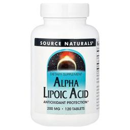 Source Naturals Alpha Lipoic Acid 200 Mg 120 Tablets