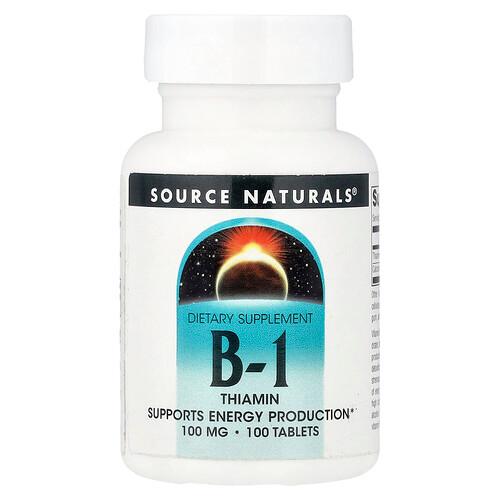 Source Naturals Vitamin B 1thiamin 100 Tablets product image
