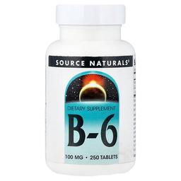 Source Naturals B 6 250 Tablets