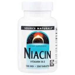 Source Naturals Niacin 100 Mg 250 Tablets