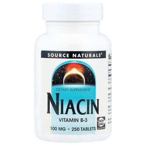 Source Naturals Niacin 100 Mg 250 Tablets product image