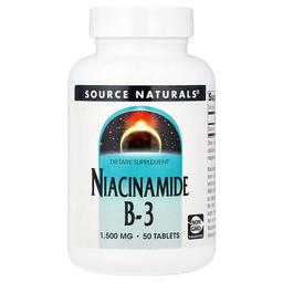 Source Naturals Niacinamide B 3 1 500 Mg 50 Tablets