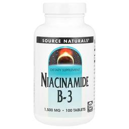Source Naturals Niacinamide B 3 1 500 Mg 100 Tablets