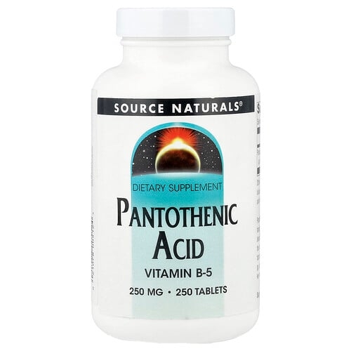 Source Naturals Pantothenic Acid 250 Mg 250 Tablets product image