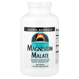 Source Naturals Magnesium Malate 360 Tablets 1 250 Mg Per Tablet