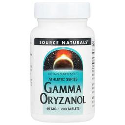 Source Naturals Athletic Series Gamma Oryzanol 60 Mg 200 Tablets