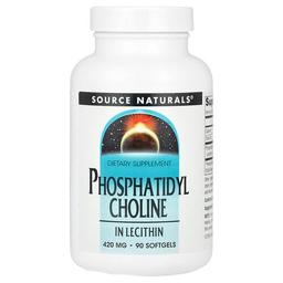 Source Naturals Phosphatidyl Choline In Lecithin 420 Mg 90 Softgels