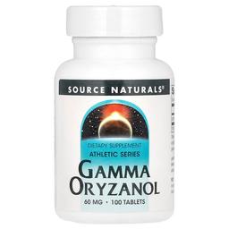 Source Naturals Athletic Series Gamma Oryzanol 60 Mg 100 Tablets