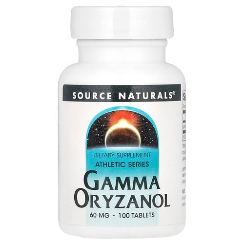Source Naturals Athletic Series Gamma Oryzanol 60 Mg 100 Tablets product image