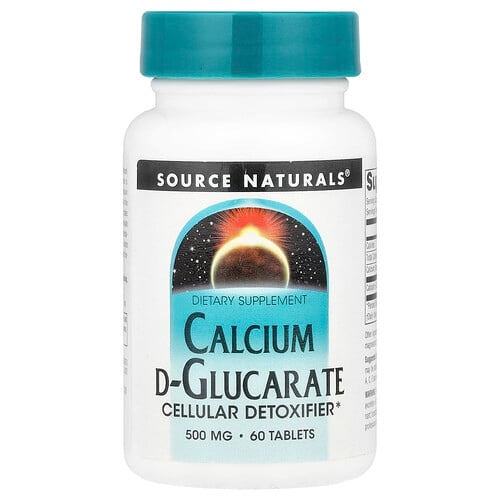 Source Naturals Calcium D Glucarate 500 Mg 60 Tablets product image