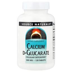 Source Naturals Calcium D Glucarate 120 Tablets 500 Mg Per Tablet