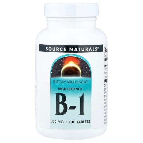 Source Naturals Vitamin B 1 High Potency 500 Mg 100 Tablets product image