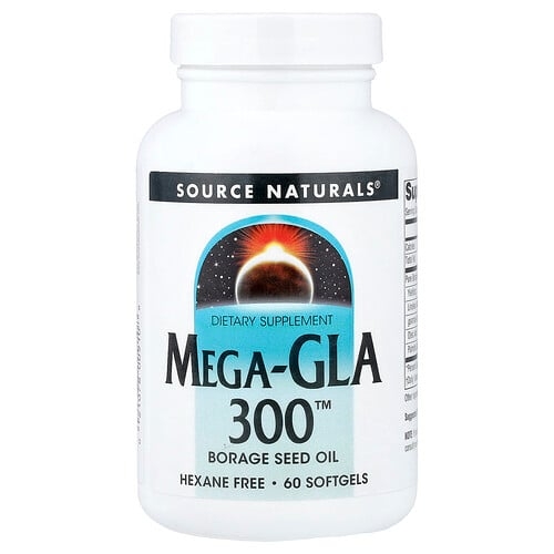 Source Naturals Mega Gla 300 60 Softgels product image