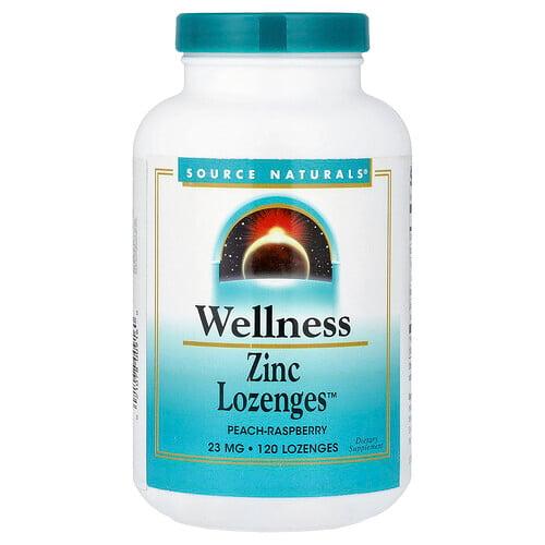 Source Naturals Wellness Zinc Lozenges Peach Raspberry 120 Lozenges product image