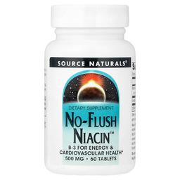 Source Naturals No Flush Niacin 60 Tablets