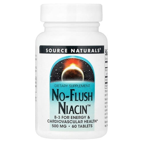 Source Naturals No Flush Niacin 60 Tablets product image