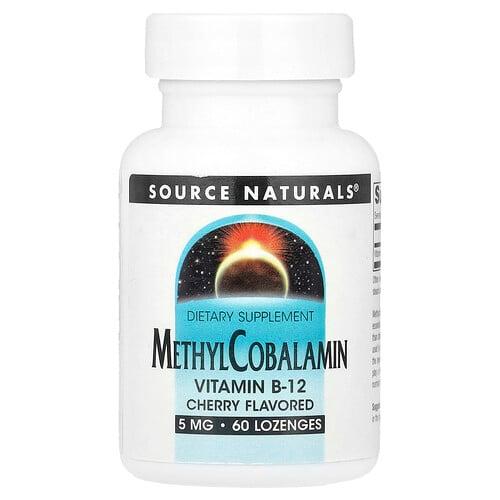 Source Naturals Methylcobalamin Cherry 5 Mg 60 Lozenges product image