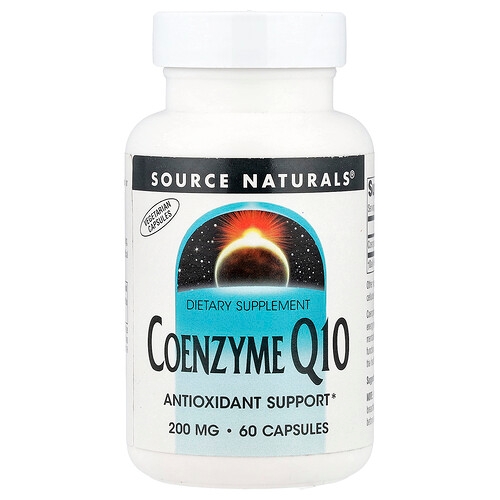 Source Naturals Coenzyme Q10 200 Mg 60 Capsules product image