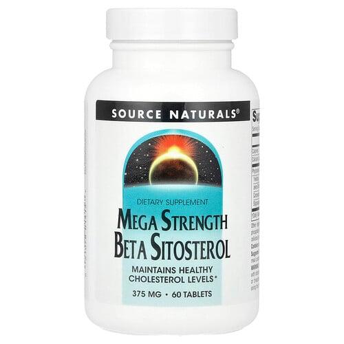 Source Naturals Mega Strength Beta Sitosterol 60 Tablets