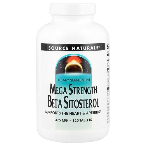 Source Naturals Mega Strength Beta Sitosterol 375 Mg 120 Tablets product image
