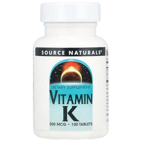 Source Naturals Vitamin K 100 Tablets product image