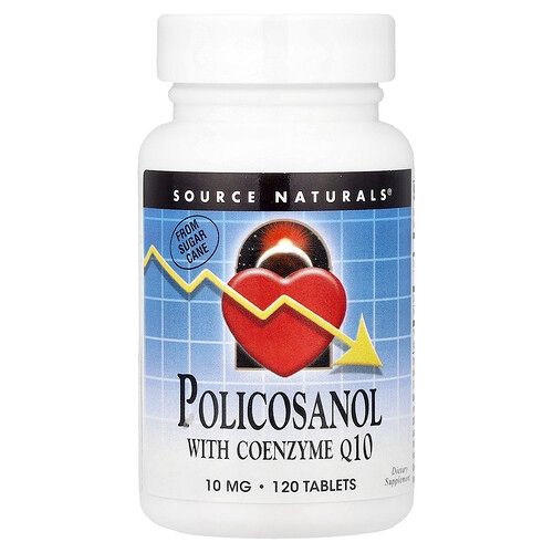 Source Naturals Policosanol With Coenzyme Q10 120 Tablets product image