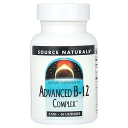 Source Naturals Advanced B 12 Complex 5 Mg 60 Lozenges
