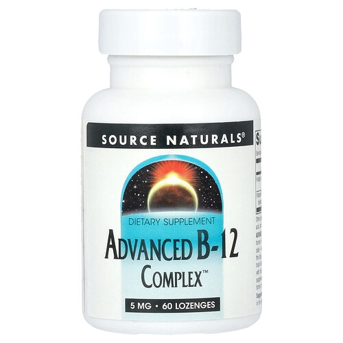 Source Naturals Advanced B 12 Complex 5 Mg 60 Lozenges product image
