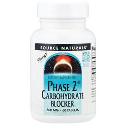 Source Naturals Phase 2 Carbohydrate Blocker 500 Mg 60 Tablets