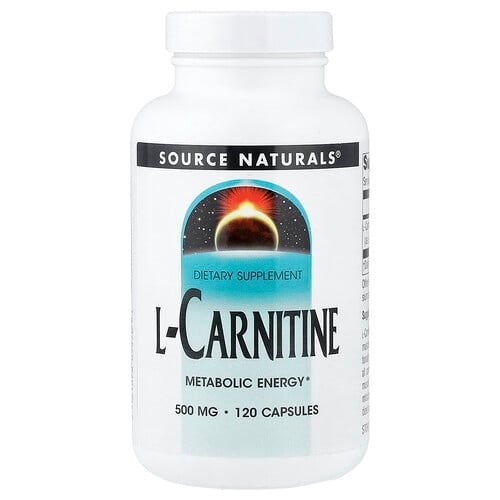 Source Naturals L Carnitine 500 Mg 120 Capsules product image