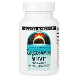 Source Naturals Glucosamine Sulfate Sodium Free 500 Mg 60 Capsules