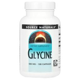 Source Naturals Glycine 500 Mg 100 Capsules