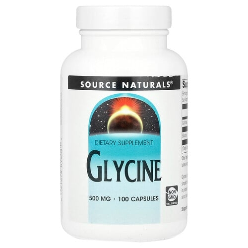 Source Naturals Glycine 500 Mg 100 Capsules product image
