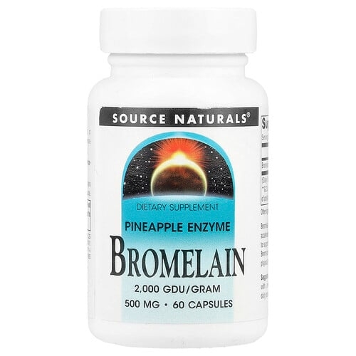 Source Naturals Bromelain 500 Mg 60 Capsules product image