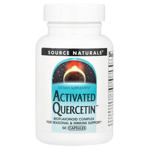 소스 네츄럴 Source Naturals, Activated Quercetin™, 캡슐 50정 product image