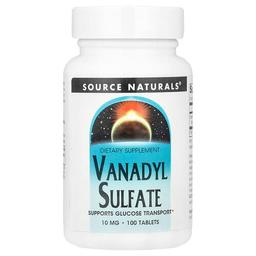 Source Naturals Vanadyl Sulfate 10 Mg 100 Tablets