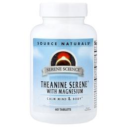 Source Naturals Serene Science Theanine Serene With Magnesium 60 Tablets