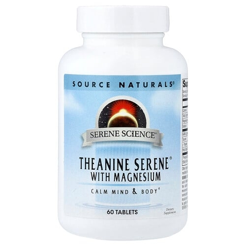 Source Naturals Serene Science Theanine Serene With Magnesium 60 Tablets product image